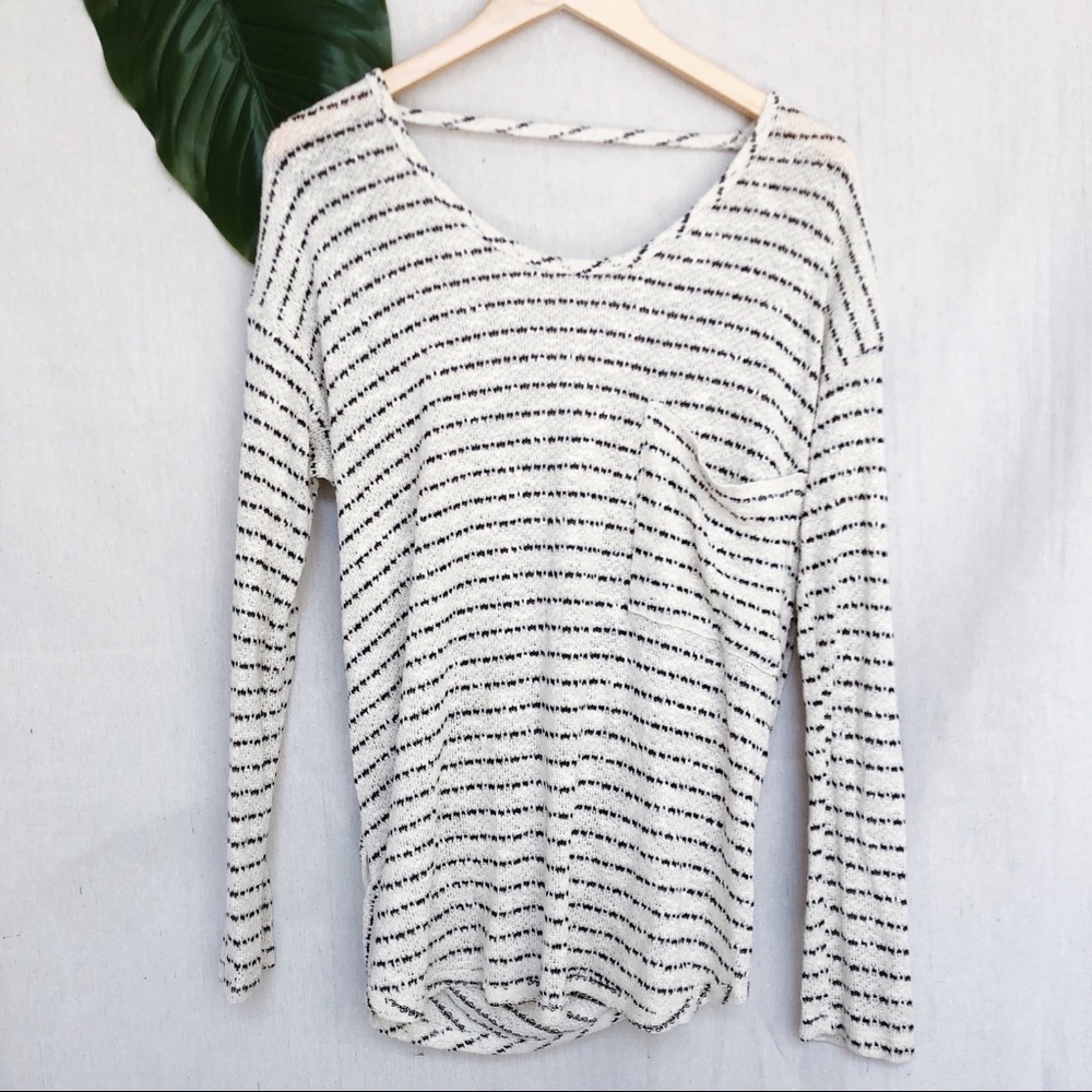 Free People Angel Island Stripe Hacci Sweater